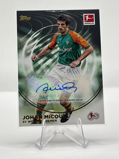 Johan Micoud SV Werder Bremen Topps mit Autogramm 60 Jahre Celebration 2023/24