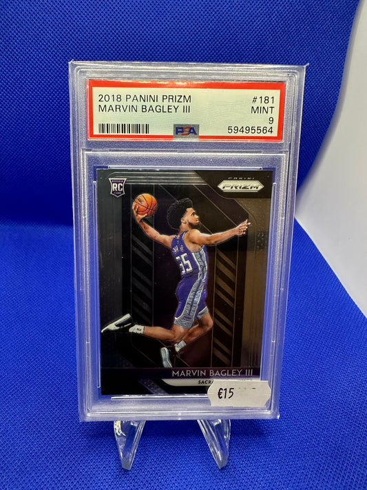 Marvin Bagley III 2018 Panini Prizm PSA 9 NBA