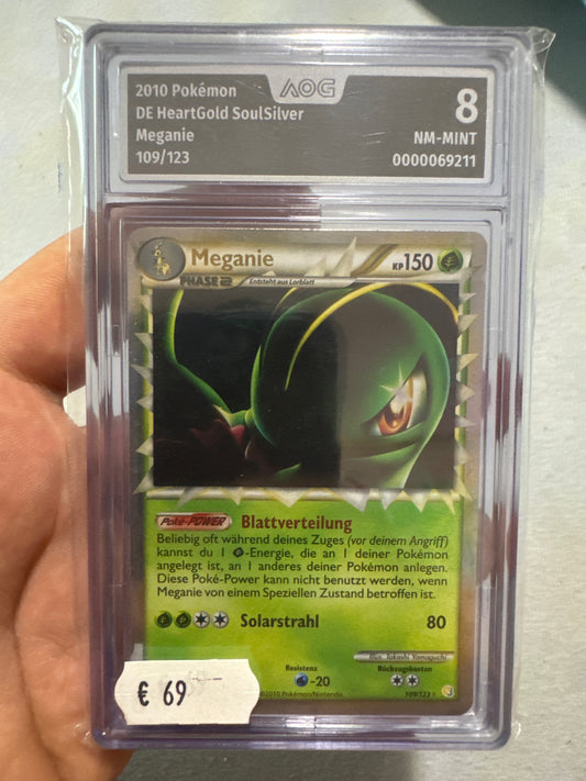 Pokemon Meganie 2010 Gold Silber AOG 8 NM Deutsch