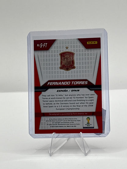 Fernando Torres FIFA world Cup Spanien Prizm mit Autogramm