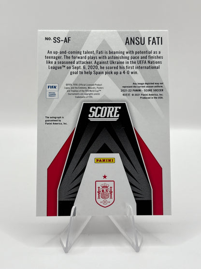 Ansu Fati Score signatures 04/10 Abo. SS-AF spanien