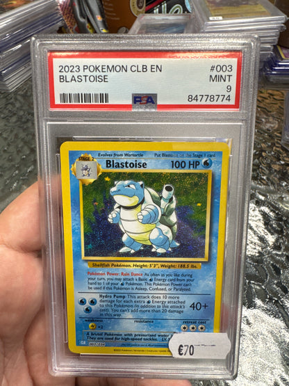 Turtok clb blastoise psa 9