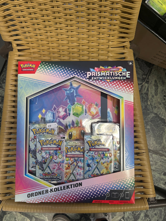 Pokémon Karmesin & Purpur prismatische Entwicklung Ordner Kollektion