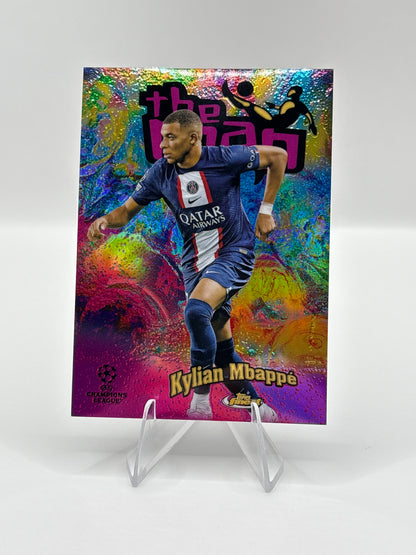 2022-23 Topps Beste UEFA Champions League Kylian Mbappe The Man FTM-8 SP PSG