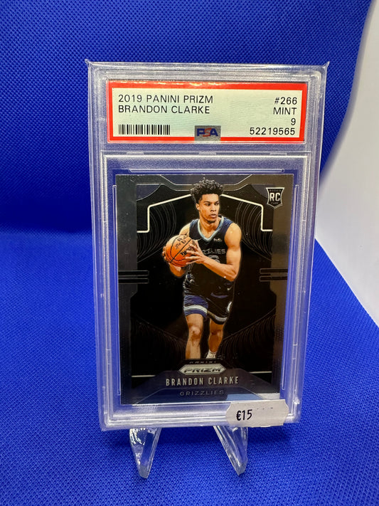 Brandon Clarke 2019 Panini Prizm PSA 9 NBA