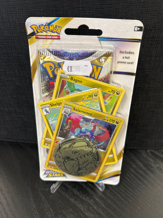 Pokémon 1er Blister Booster Sword& Shield Brilliant Stars