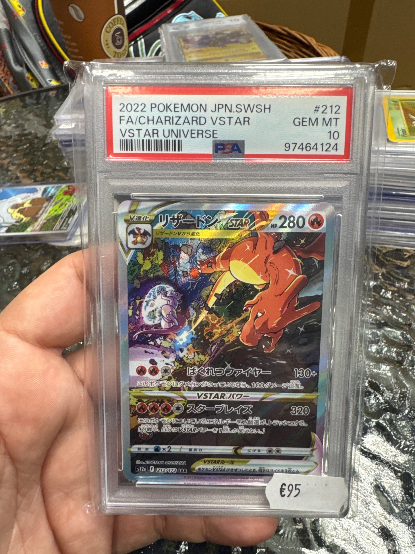 Charizard Vstar Alt Art Japanisch PSA 10 glurak