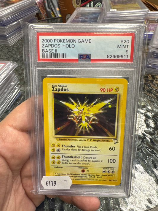 Zaptos holo base 2 englisch psa 9