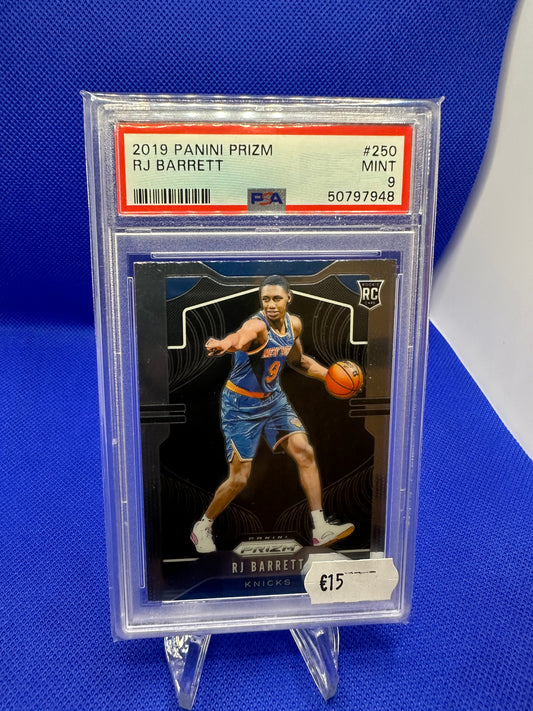 RJ Barrett 2019 Panini Prizm PSA 9 NBA