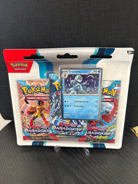 Pokémon Blister 3er Booster Karmesin & Purpur Paradoxrift