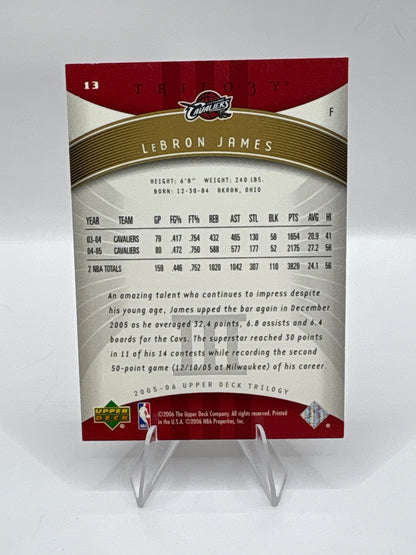 LeBron James 2005-06 Upper Deck Trilogy #13