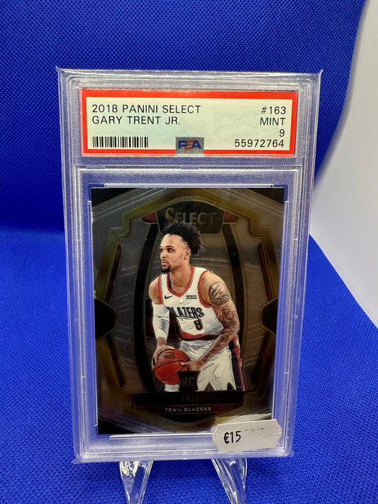 Gary Trent Jr. 2018 Panini Select PSA 9 NBA