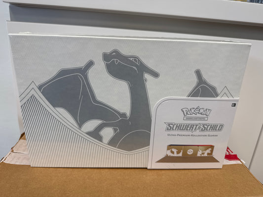 Pokémon Schwert & Schild Ultra Premium Kollektion Glurak Box