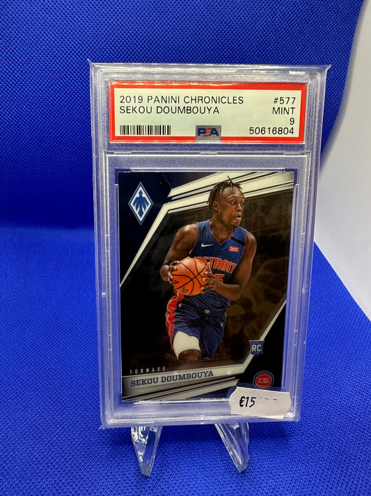 Sekou Doumbouya 2019 Panini Chronicles PSA 9 NBA