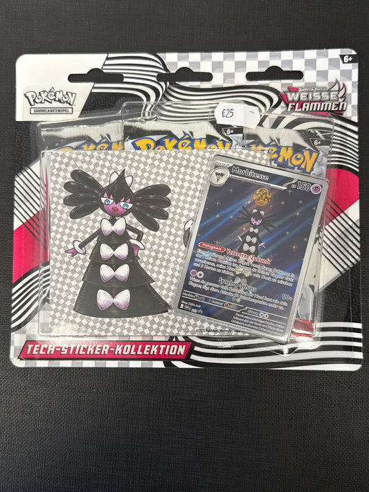 Pokémon Weiße Flammen Tech Sticker Kollektion