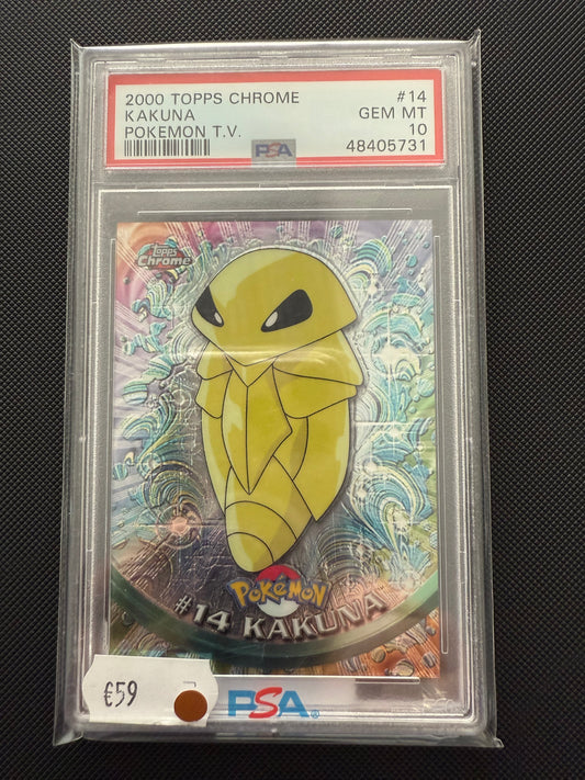 2000 Topps Chrome Kakuna PSA 10