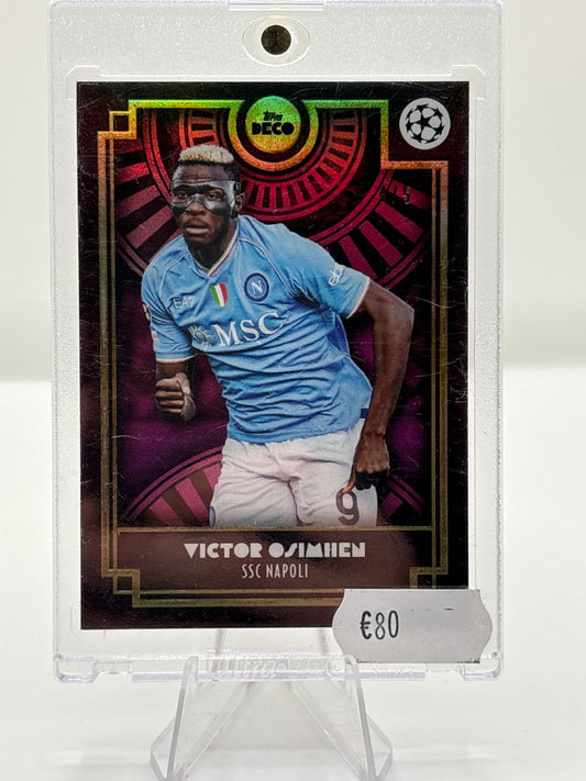 Victor Osimien SCC Napoli 4/5 UEFA Champions League Topps Deco 23/24
