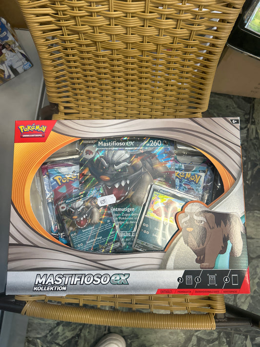 Pokémon Mastifioso ex Kollektion box