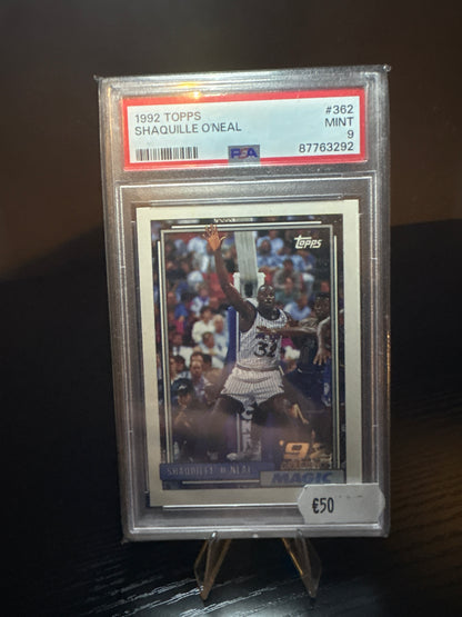 Shaquille O'Neal 1992 Topps PSA 9 NBA