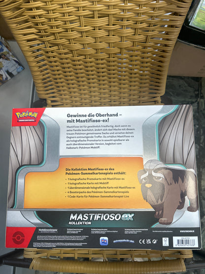 Pokémon Mastifioso ex Kollektion box