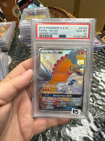 Hooh Hidden Fates psa 10 Shiny Ho-oh