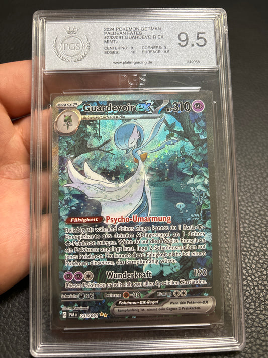 Pokémon Guardevoir EX 233/091 Paldean Fates PGS 9.5 Deutsch