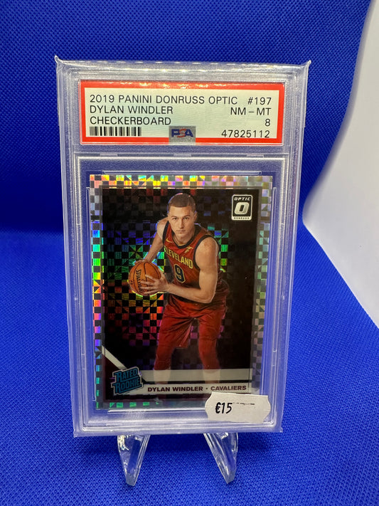 Dylan Windler 2019 Panini Donruss Optic Checkerboard PSA 8 NBA