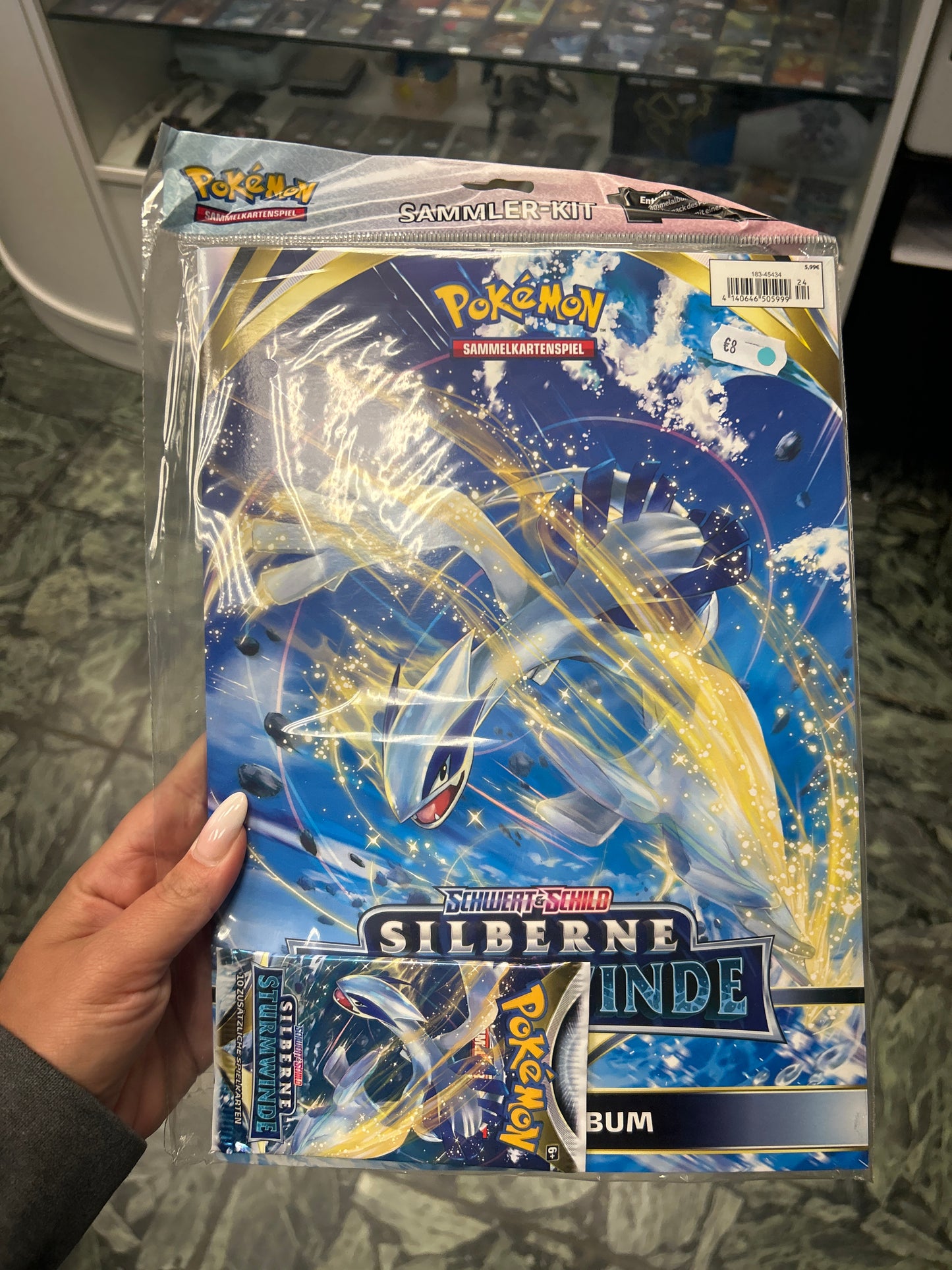 Pokémon Sammler Kit sammelalbum Karten Schwert & Schild silberne sturmwind