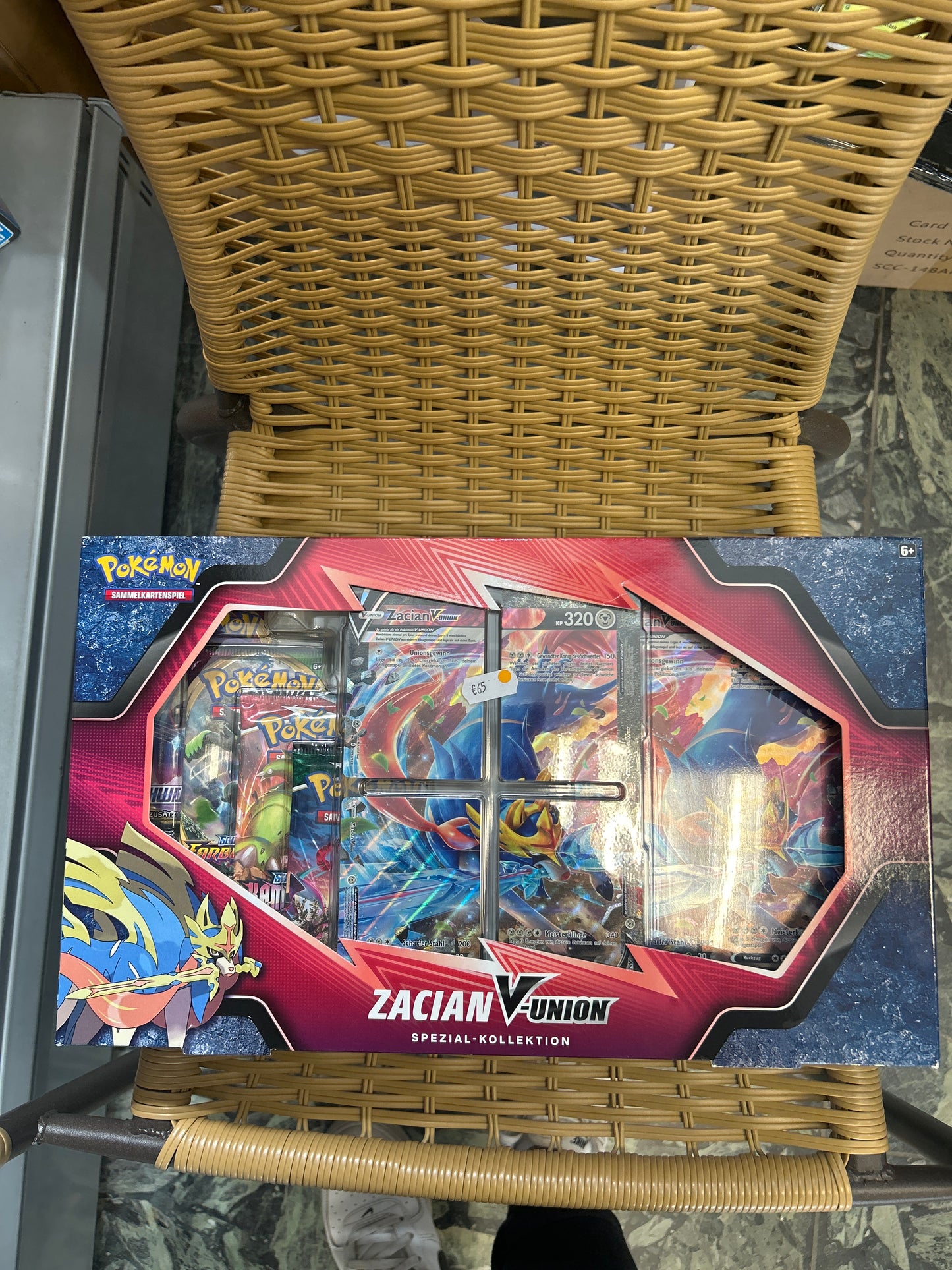 Pokémon zacian V-Union speazial Kollektion