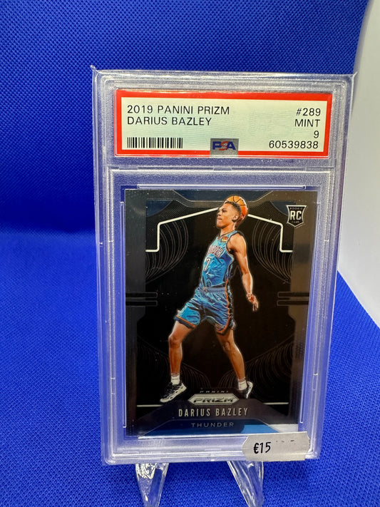 Darius Bazley 2019 Panini Prizm PSA 9 NBA