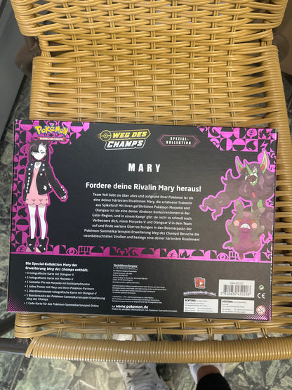 Pokémon Spezial Kollektion Box Weg des Champs mary