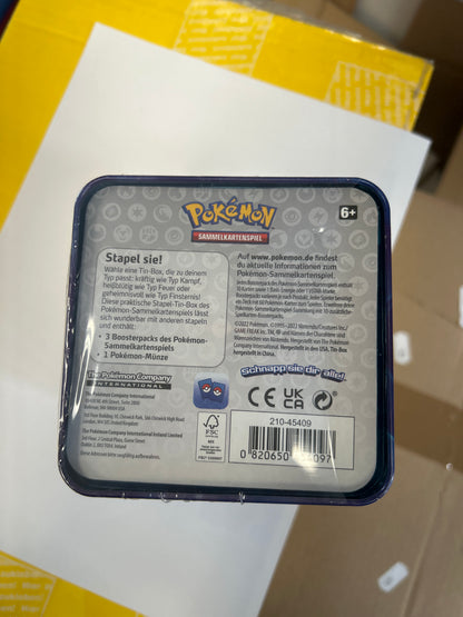 Pokémon trading card Game box Tin