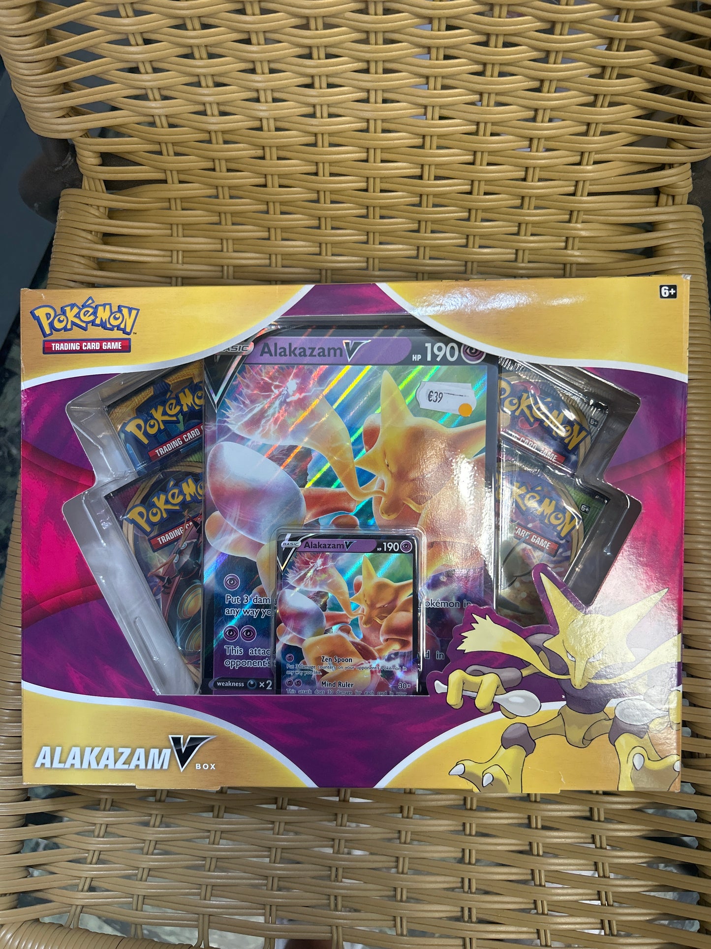 Pokémon Alakazam V Kollektion Box