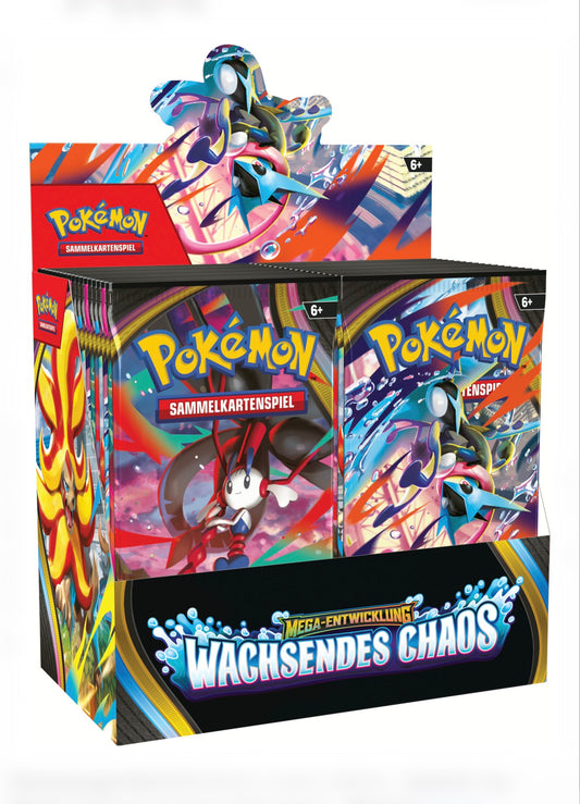 Pokemon wachsendes Chaos Deutsch Display