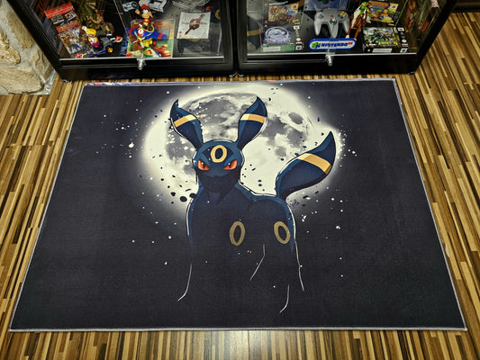 Pokemon Teppich Nachtara Umbreon 140x100 Premium Qualität