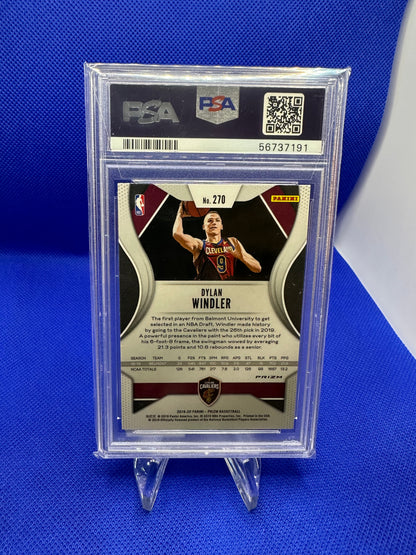 Dylan Windler 2019 Panini Prizm Fast Break Prizm PSA 9 NBA