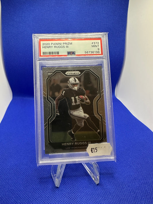 Henry Ruggs III 2020 Panini Prizm PSA 9 NFL