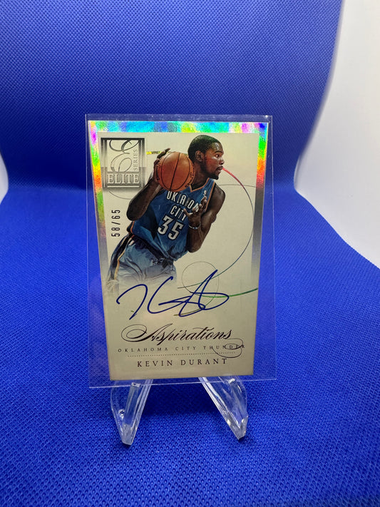 Kevin Durant 2012-13 Elite Series Aspirations Auto /65