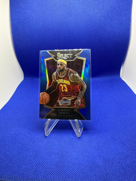 LeBron James 2014 Select Blue Prizm /249