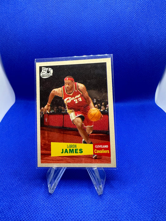 LeBron James 2007 Topps 1957-58 Variation 50th Anniversary #23