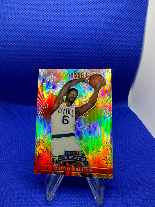 Bill Russell 2013-14 Panini Crusade Red Prizm /349