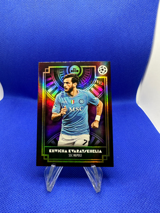 Khvicha Kvaratskhelia 2023-24 Topps Deco /25 SSC Napoli