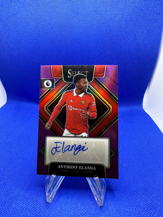 Anthony Elanga 2022-23 Panini Select Premier League Auto/49