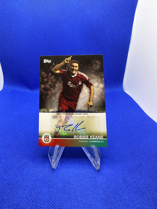 Robbie Keane Topps Team Set 21/22 Liverpool FC Auto