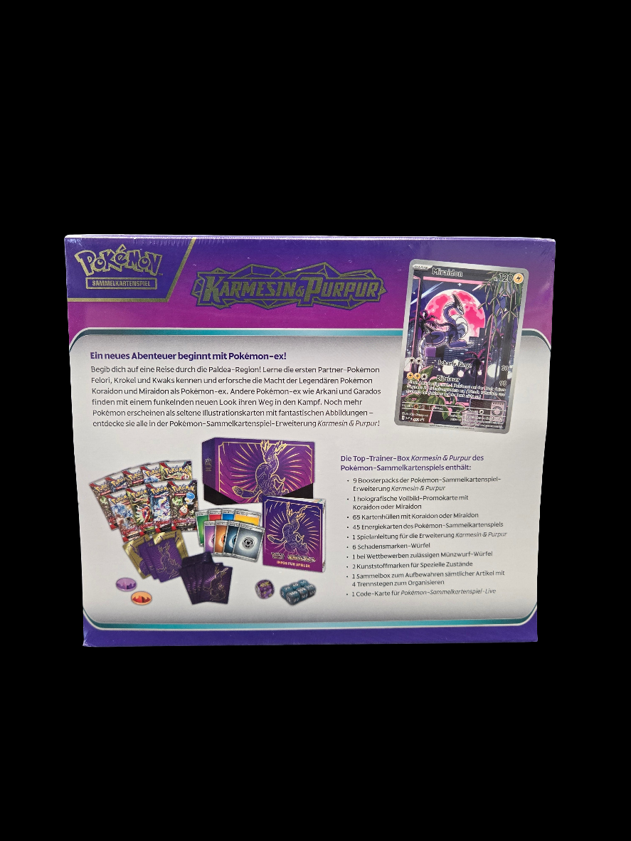 Pokémon Karmesin & Purpur Top Trainer Box