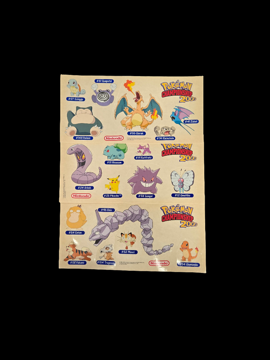 Pokémon Nintendo Sticker
