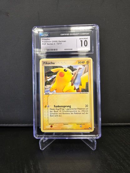 Pokémon Pikachu POP4 13 CGC10