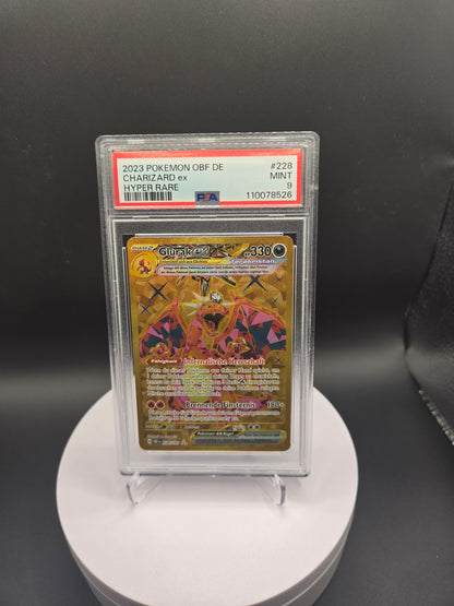 Pokémon Glurak OBF228 PSA9