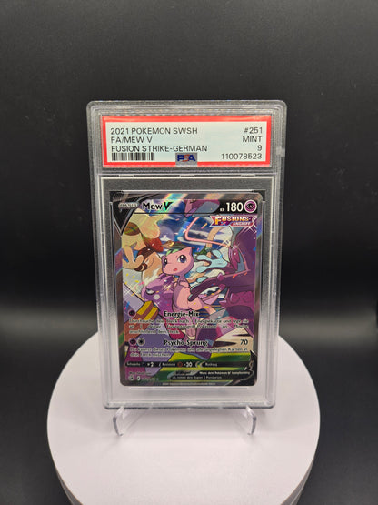 Pokémon Mew V FST251 PSA9