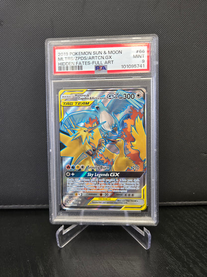 Pokémon Moltres&Zapdos& Articuno GX HIF66 PSA9